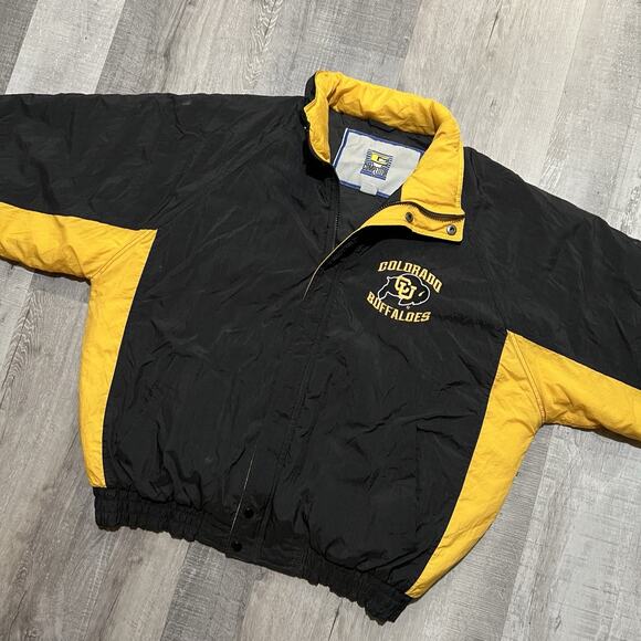 VTG Competitor University of Colorado Buffaloes 90s College Jacket CU Buffs XL - Picture 4 of 5